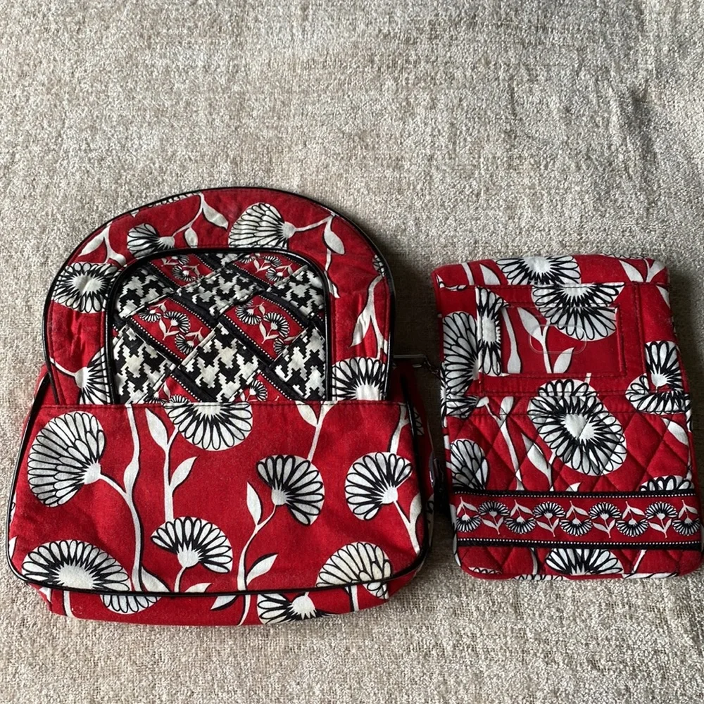 Vera Bradley Deco Daisy retired clutch & wallet - Picture 3 of 10